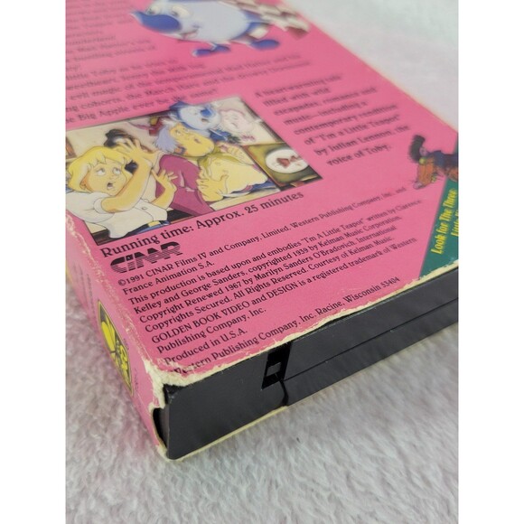 The Real Story of I'm a Little Teapot VHS 1991 Golden Book Feat Julian Lennon - Picture 5 of 9